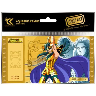 Camus Golden Ticket Saint Seiya Aquarius Gold Saint | Cartoon Kingdom