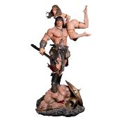 Conan le Barbare statuette 1/4 Conan Deluxe Edition 63 cm | PCS