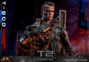 Terminator 2 figurine 1/6 Movie Masterpiece T-800 Battle Damaged Version 2.0 32 cm | HOT TOYS