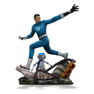 Fantastic Four statuette 1/10 Art Scale Mr. Fantastic and H.E.R.B.I.E 26 cm | IRON STUDIOS