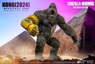 Godzilla vs. Kong: The New Empire statuette Soft Vinyl Kong with B.E.A.S.T. Glove 30 cm | STAR ACE 