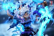 One Piece Gear 5 Luffy Statue Résine Lumineuse & Sonore | Anikingdom X Jimei Palace