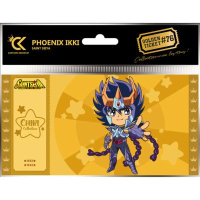 Chibi Ikki Phoenix Golden Ticket Saint Seiya | Cartoon Kingdom