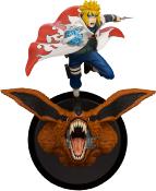 Naruto Shippuden statuette PVC 1/8 Minato Namikaze Vs Nine Tailed Fox 41 cm | ESPADA