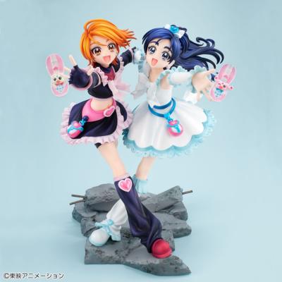 Pretty Cure statuette PVC Lucrea Cure Black & Cure White 22 cm | MEGAHOUSE