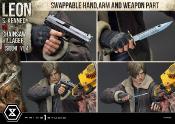 Resident Evil 4 statuette Ultimate Premium Masterline Series 1/4 Leon S. Kennedy vs. Chainsaw Villager 76 cm | PRIME 1 STUDIO