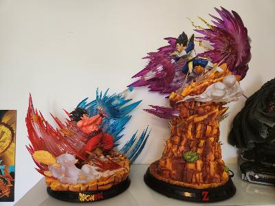 Goku kaioken & Vegeta galickgun HQS+ Dragon Ball Z Statue DBZ | Tsume-Art