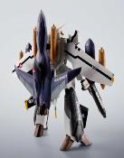 Macross figurine Hi-Metal R Chogokin VF-0S Phoenix (Roy Focker Use) & QF-2200D-B Ghost Set 14 cm | BANDAI