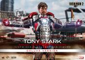 Iron Man 2 figurine Movie Masterpiece 1/6 Tony Stark (Mark V Suit Up Version) Deluxe 31 cm | HOT TOYS