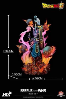 Beerus & Whis 1/4 Dragon Ball Super 80 CM | HEX COLLECTIBLES