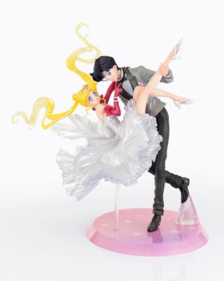 Sailor Moon statuette PVC FiguartsZERO Chouette Usagi & Tuxedo Mask Moonlight Glow Edition 24 cm | BANDAI