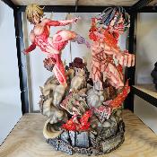 The Female Titan vs Attack On Titan Collect Statue - Shingeki no Kyojin | Jimei Palace 