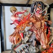 The Female Titan vs Attack On Titan Collect Statue - Shingeki no Kyojin | Jimei Palace 