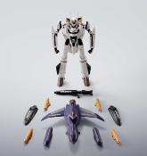 Macross figurine Hi-Metal R Chogokin VF-0S Phoenix (Roy Focker Use) & QF-2200D-B Ghost Set 14 cm | BANDAI