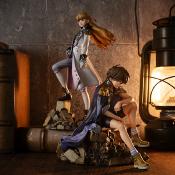 Mobile Suit Gundam Wing Alpha x Omega statuette PVC 1/8 Heero Yuy & Relena Peacecraft Set 30th Anniversary Repaint Ver. 14 cm | MEGAHOUSE