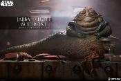 Star Wars Episode VI figurine 1/6 Jabba the Hutt & Throne Deluxe 34 cm | SIDESHOW