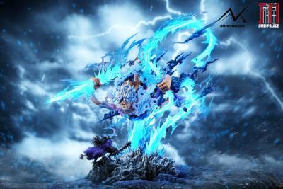 One Piece Gear 5 Luffy Statue Résine Lumineuse & Sonore | Anikingdom X Jimei Palace