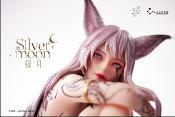 Silver Moon 1/4 Wlop artist statue | Light Year Studio