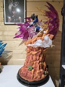 Goku kaioken & Vegeta galickgun HQS+ Dragon Ball Z Statue DBZ | Tsume-Art