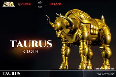 TAURUS  Cloth ALDEBARAN  Gold Saint Statue Totem Saint Seiya | Zodiakos Studio