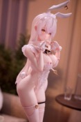 Original Character by Kedama Tamano statuette PVC White Bunny Lucille DX Ver. 27 cm
