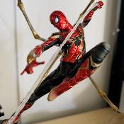 spiderman vs outriders  1/10 AVENGERS  | IRON STUDIO 