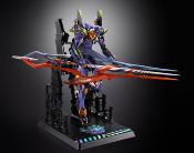 Neon Genesis Evangelion figurine Diecast Metal Build Eva Test Type-01 30th with the Spear of Gaius 22 cm | BANDAI