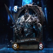 Hearthstone statuette 3D Art Frame The Lich King 31 cm I HEX Collectibles