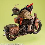 Dragonball Z 05 Desktop Real McCoy diorama PVC Son Goku & Bike 18 cm | MEGAHOUSE
