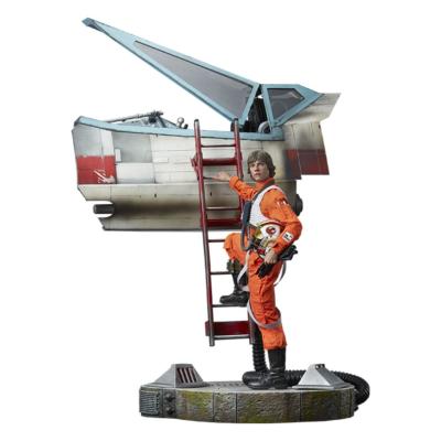 Star Wars statuette Premium Format Luke Skywalker & X-Wing: Red Five, Standing By 76 cm | SIDESHOW