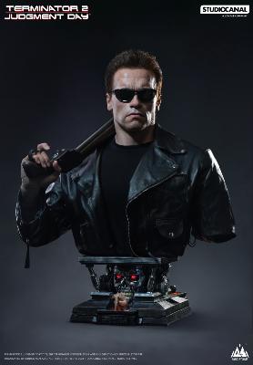 TERMINATOR 2: T800 Life-size Bust | Queen Studios