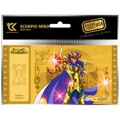Milo Golden Ticket Saint Seiya Scorpio Gold Saint | Cartoon Kingdom
