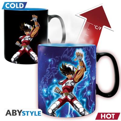 SAINT SEIYA Mug Thermo-réactif Pégase vs Pope