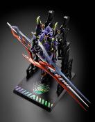 Neon Genesis Evangelion figurine Diecast Metal Build Eva Test Type-01 30th with the Spear of Gaius 22 cm | BANDAI