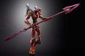 Neon Genesis Evangelion figurine Diecast Metal Build Eva Production Model-02 30th with the Spear of Cassius 22 cm | BANDAI