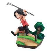 One Piece G.E.M. Series statuette PVC Portgas D. Ace Run! Run! Run! 13 cm | MEGAHOUSE