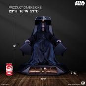 Star Wars - Emperor Palpatine avec Trône - Statuette Échelle 1/3 (58 cm) | PCS Collectibles