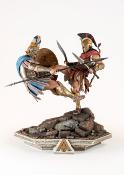 Assassin´s Creed statuette 1/6 Spartan Kick Alexios Diorama 37 cm | PUREARTS
