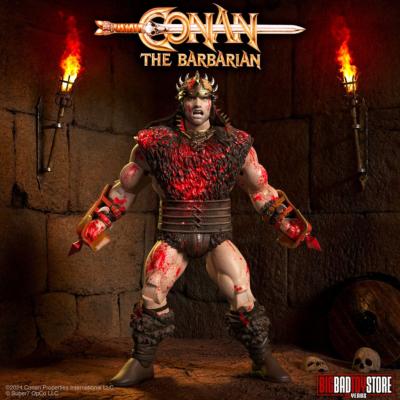 Conan le Barbare figurine Ultimates Conan Blood Soaked Pit Fighter 18 cm | SUPER 7