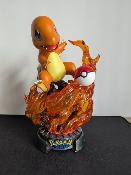 Trio Starter Pokémon Salamèche / Bulbizarre / Carapuce – Statue Unique Art « Starters Kanto »