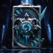 Hearthstone statuette 3D Art Frame The Lich King 31 cm I HEX Collectibles