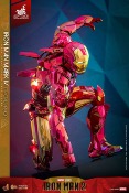 Iron Man figurine Movie Masterpiece Diecast 1/6 Iron Man Mark VI (Fractal Armor) Hot Toys Exclusive 33 cm I Hot Toys