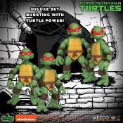 Figurines Teenage Mutant Ninja Turtles Teenage Mutant Ninja Turtles Deluxe Set 8 cm |  MEZCO 