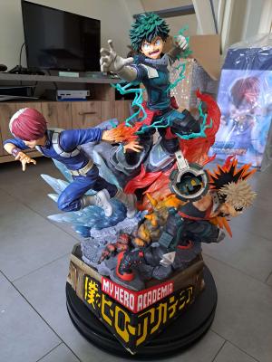 Midoriya, Bakugo & Todoroki My Hero Academia statuette  69 cm | Prime 1 Studio