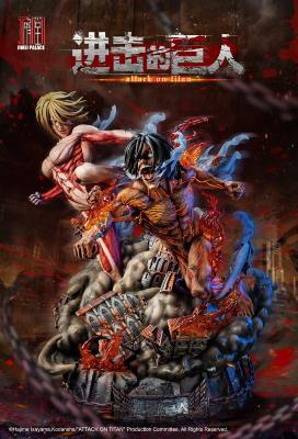 The Female Titan vs Attack On Titan Collect Statue - Shingeki no Kyojin | Jimei Palace 