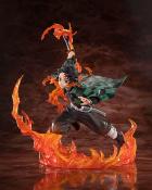 Demon Slayer: Kimetsu no Yaiba statuette PVC FiguartsZERO Kamado Tanjiro (Kyojuro Rengoku's Sword Guard Ver.) 19 cm | BANDAI