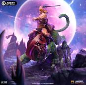 Masters of the Universe statuette 1/10 Deluxe Art Scale He-man and Battle Cat 31 cm | IRON STUDIOS