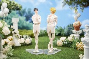 Doukyusei pack 2 statuettes PVC 1/7 Hikaru Kusakabe & Licht Sajo: Wedding Ver. 24 cm I Orange Rouge