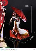 Original Illustration by Fuzichoco statuette PVC 1/7 Prisma Wing Scarlet Umbrella And Peony 28 cm | PRIME 1 STUDIO