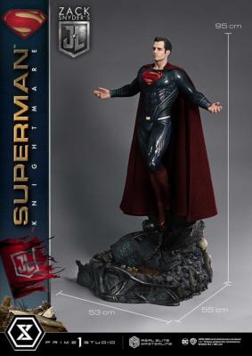 Zack Snyder's Justice League statuette Real Elite Masterline Series 1/3 Superman Knightmare Color Edition Deluxe Ver. 95 cm | PRIME 1 STUDIO